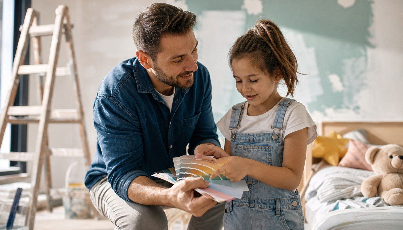 Général - Pourquoi impliquer l'enfant dans la rénovation de sa chambre ?
